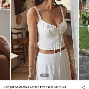 Commense - Cowlgirl Asthetics 2 piece set - BNWT